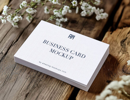 FREE Business card mockup